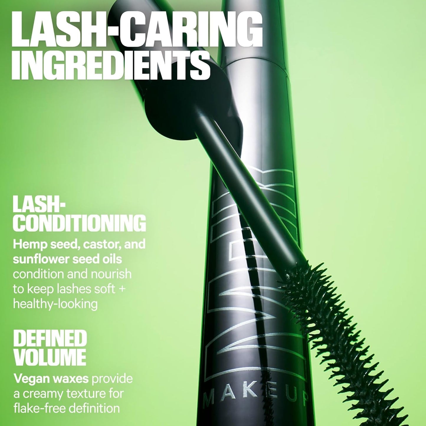 Milk Makeup KUSH High Roll Tubing Mascara – Longwear Mascara for Natural Volume, Length + Definition – Water-Resistant, Smudge-Proof + Flake-Free Up to 24 Hours – 0.3 oz