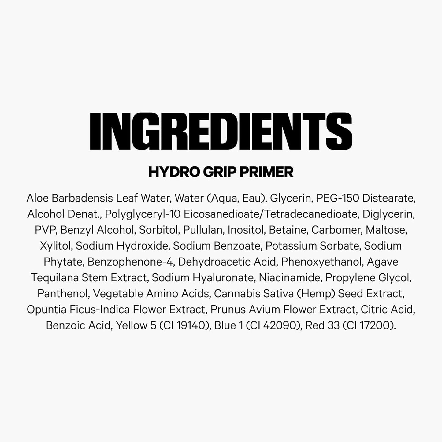 Milk Makeup Hydro Grip Primer with Hyaluronic Acid + Niacinamide – Hydrating Face Primer Grips Makeup for Up to 12 Hours – Silicone-Free, Lightweight Gel with Dewy Finish