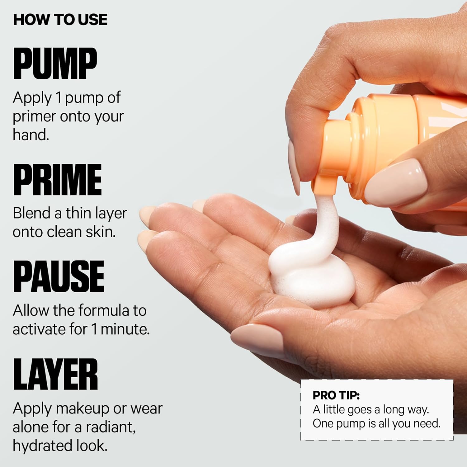 Milk Makeup Cloud Glow Foam Brightening Primer – Face Primer Holds Makeup for Up to 12 Hours + Brightens Skin – Hydrating, Lightweight, Silicone-Free Foam with Naturally Glowy Finish – 0.91 oz