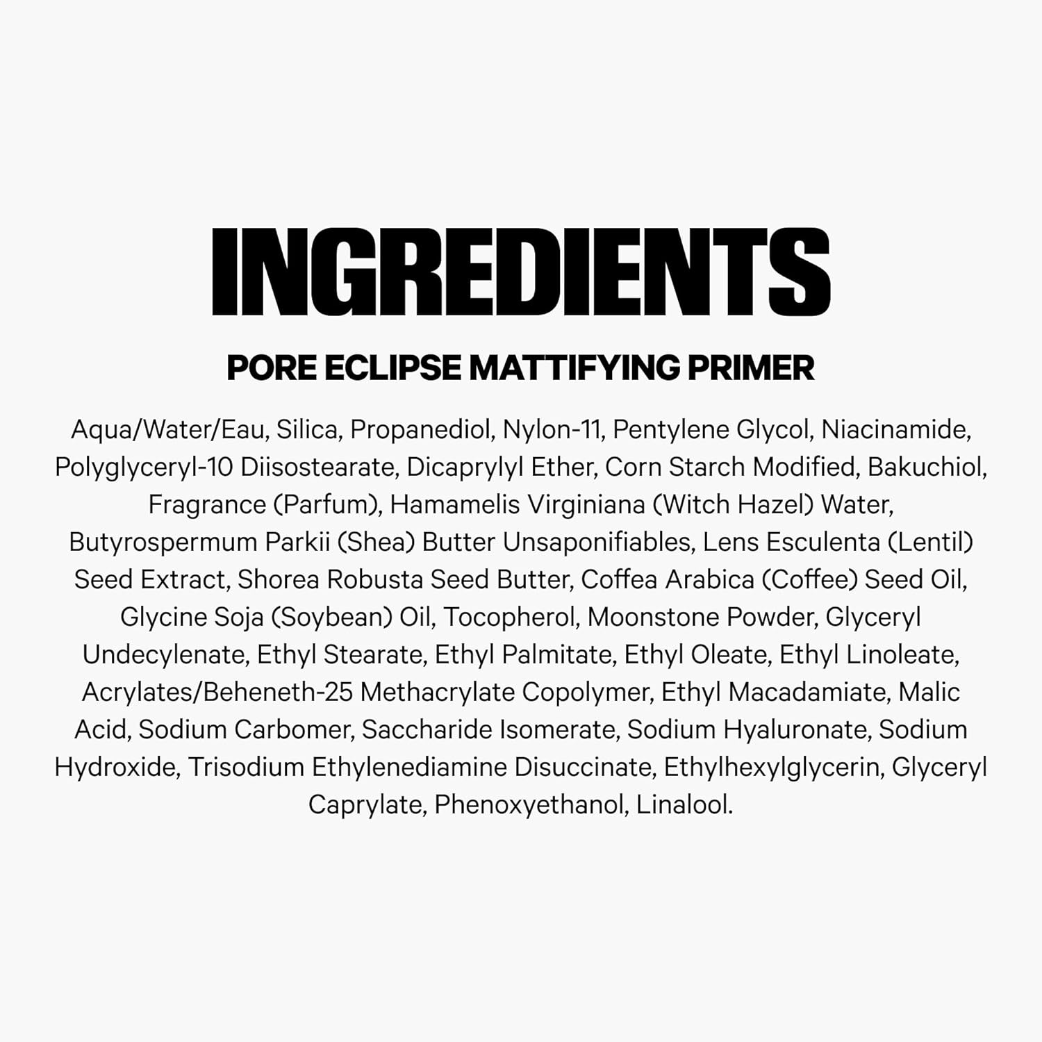 Milk Makeup Pore Eclipse Mattifying Primer – Blurs Pores, Controls Shine + Holds Makeup for Up to 12 Hours – Creates a Smooth, Even Base for a Soft, Long-Lasting Matte Finish