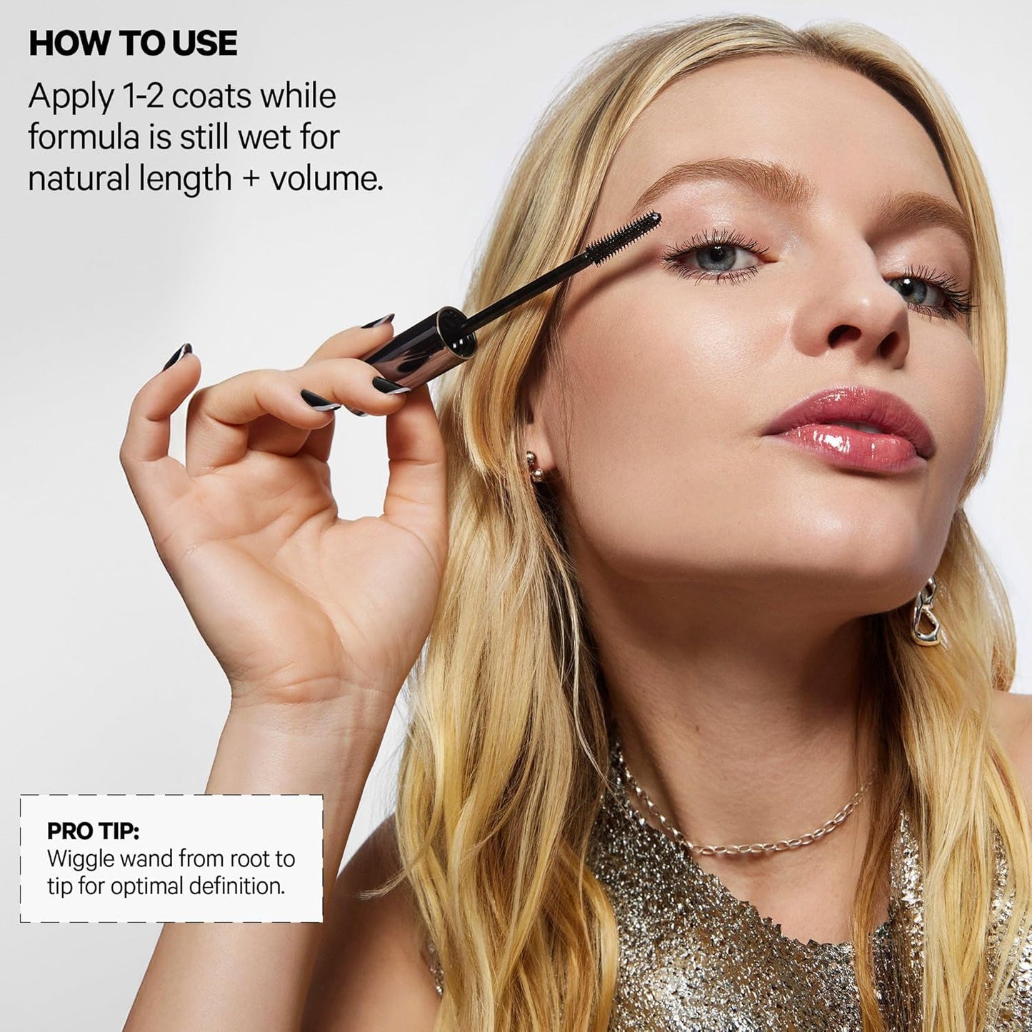 Milk Makeup KUSH High Roll Tubing Mascara – Longwear Mascara for Natural Volume, Length + Definition – Water-Resistant, Smudge-Proof + Flake-Free Up to 24 Hours – 0.3 oz