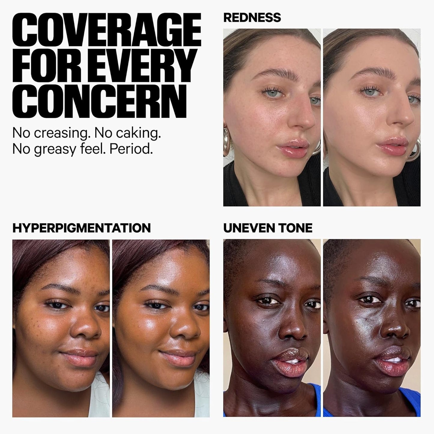 Milk Makeup Hydro Grip Hydrating Gel Skin Tint with Hyaluronic Acid – Buildable Light Coverage for Up to 12 Hours w/Dewy Finish – Non-Comedogenic